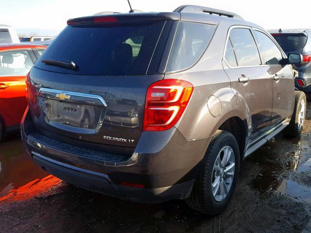 2GNALCEK3G6256911 - 2016 CHEVROLET EQUINOX LT GRAY photo 4