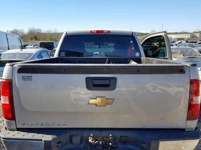 1GCEK14C27Z587317 - 2007 CHEVROLET SILVERADO TAN photo 6