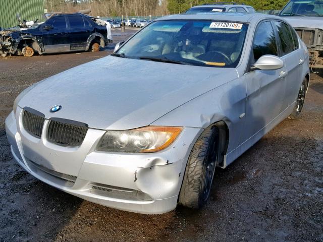 WBAVB335X6PS18372 - 2006 BMW 330 I SILVER photo 2