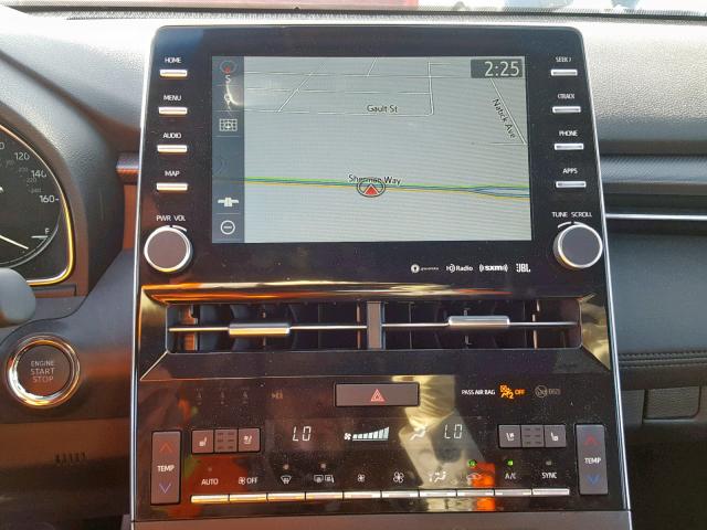 4T1BZ1FB9KU003208 - 2019 TOYOTA AVALON XLE SILVER photo 9