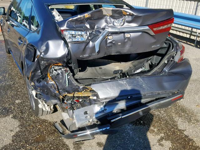 4T1BK1EB1GU216067 - 2016 TOYOTA AVALON XLE 灰色 照片 9