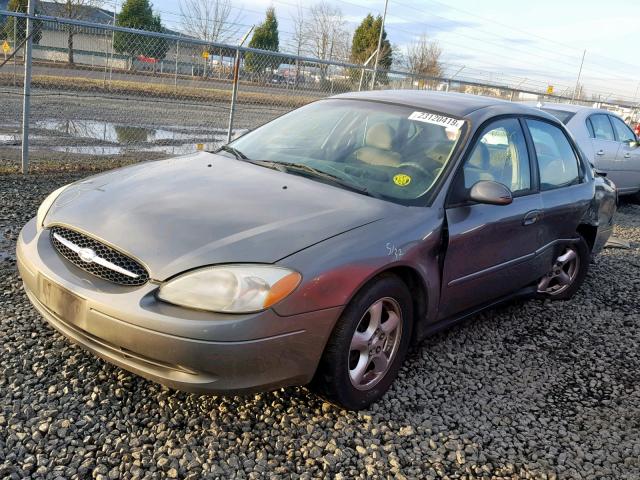 1FAFP55U02G180577 - 2002 FORD TAURUS SES TEAL photo 2