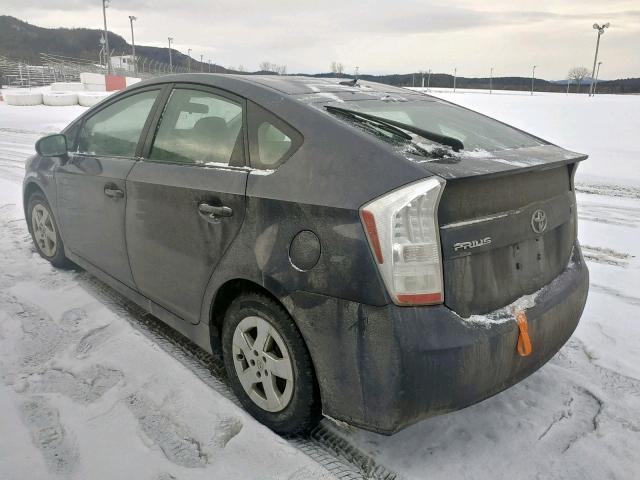 JTDKN3DU4A0127330 - 2010 TOYOTA PRIUS GRAY photo 3