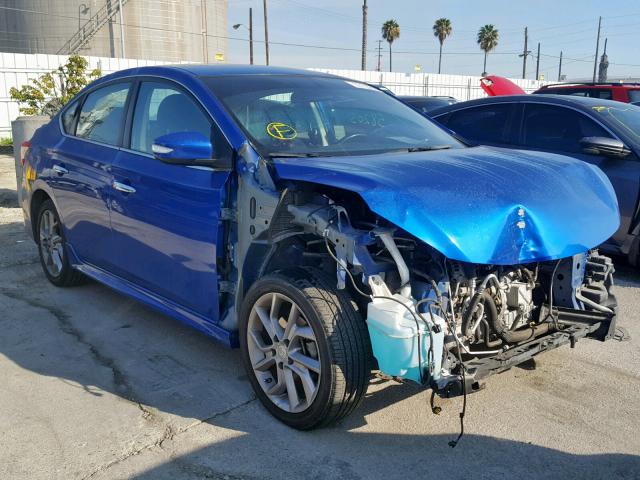 3N1AB7AP1FY260167 - 2015 NISSAN SENTRA S 蓝色 照片 1