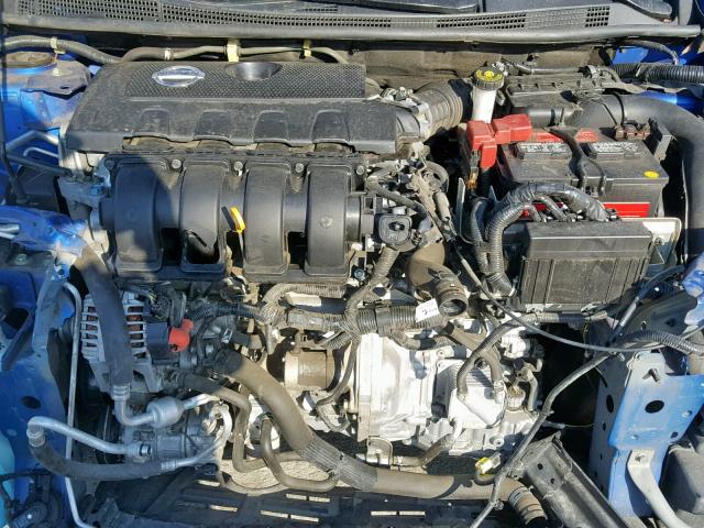 3N1AB7AP1FY260167 - 2015 NISSAN SENTRA S 蓝色 照片 7