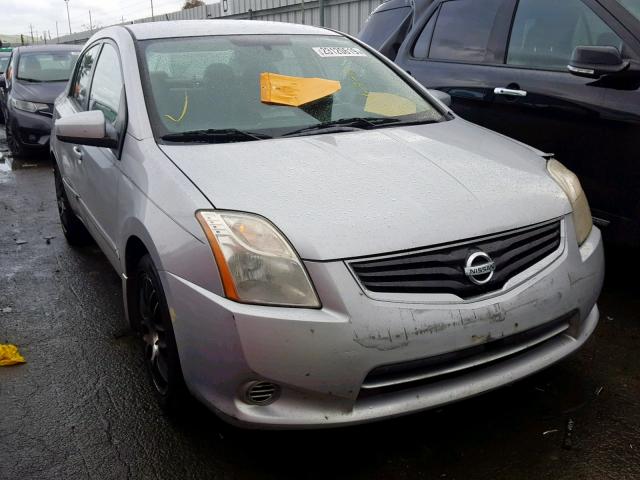 3N1AB6AP2AL630641 - 2010 NISSAN SENTRA 2.0 SILVER photo 1