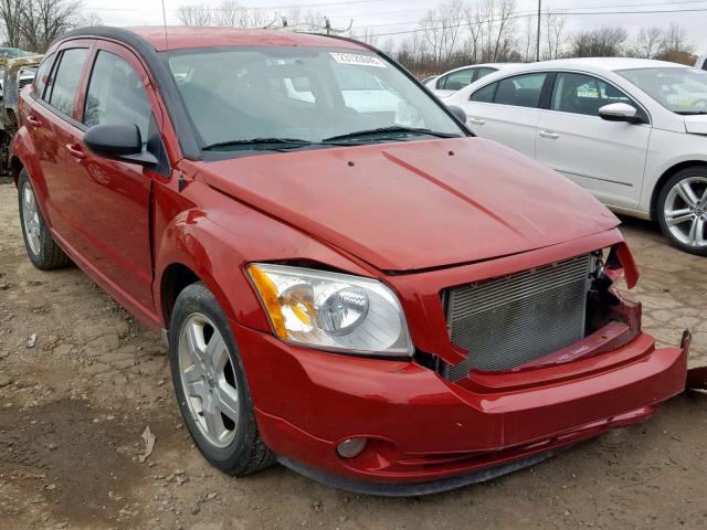 1B3HB48A19D187967 - 2009 DODGE CALIBER SX RED photo 1