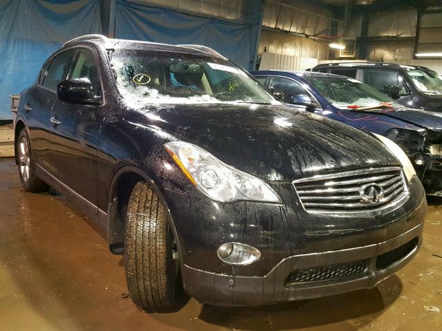 JNKAJ09E48M304810 - 2008 INFINITI EX35 BASE BLACK photo 1