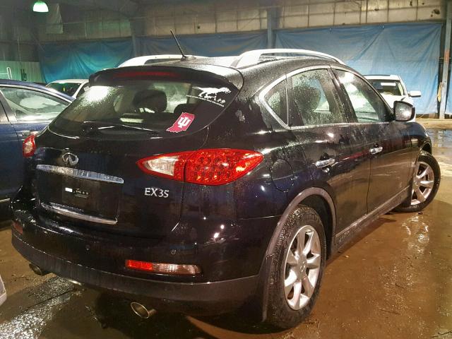 JNKAJ09E48M304810 - 2008 INFINITI EX35 BASE BLACK photo 4