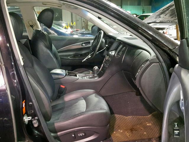 JNKAJ09E48M304810 - 2008 INFINITI EX35 BASE BLACK photo 5