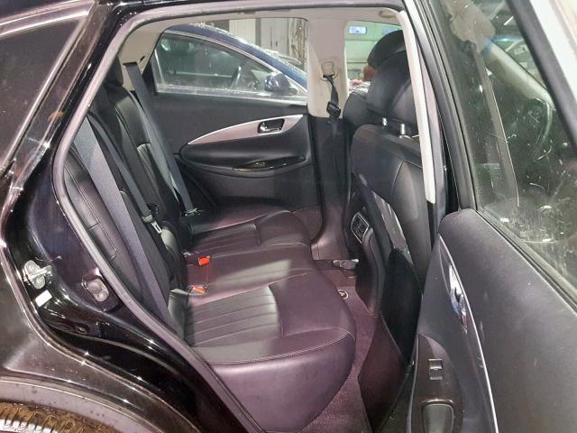 JNKAJ09E48M304810 - 2008 INFINITI EX35 BASE BLACK photo 6
