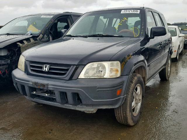 JHLRD18601C032511 - 2001 HONDA CR-V EX BLACK photo 2