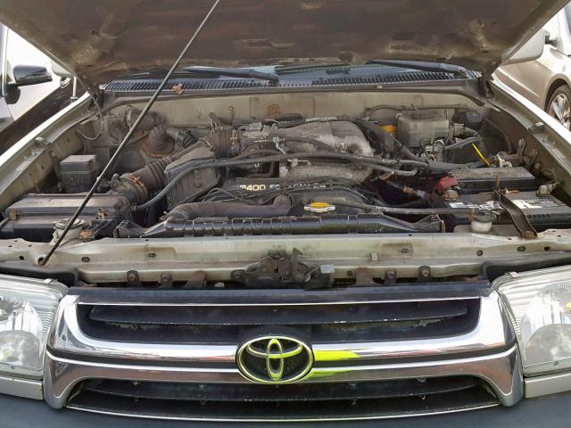 JT3HN86RX20382974 - 2002 TOYOTA 4RUNNER SR CREAM photo 7