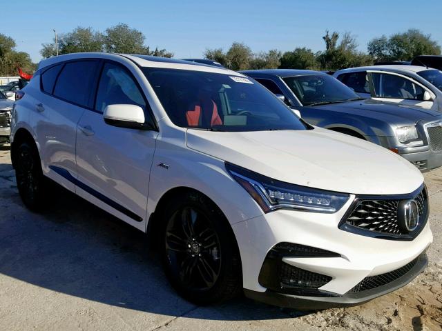 5J8TC1H65KL015082 - 2019 ACURA RDX WHITE photo 1