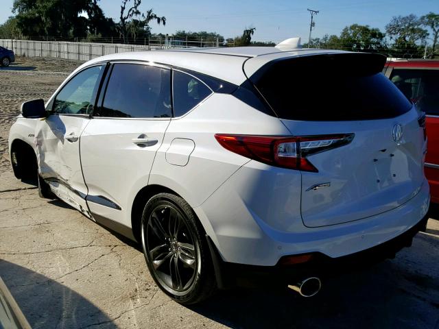 5J8TC1H65KL015082 - 2019 ACURA RDX WHITE photo 3