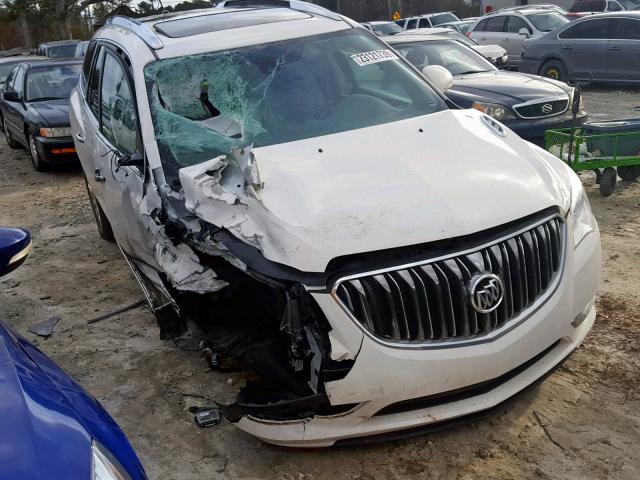 5GAKRBKD4FJ310604 - 2015 BUICK ENCLAVE WHITE photo 1