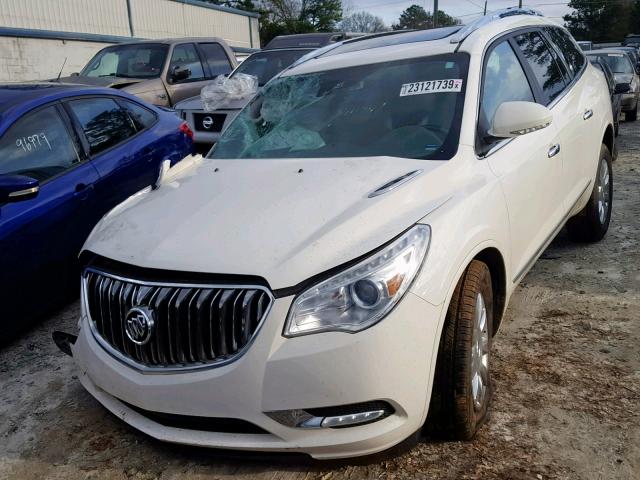 5GAKRBKD4FJ310604 - 2015 BUICK ENCLAVE WHITE photo 2