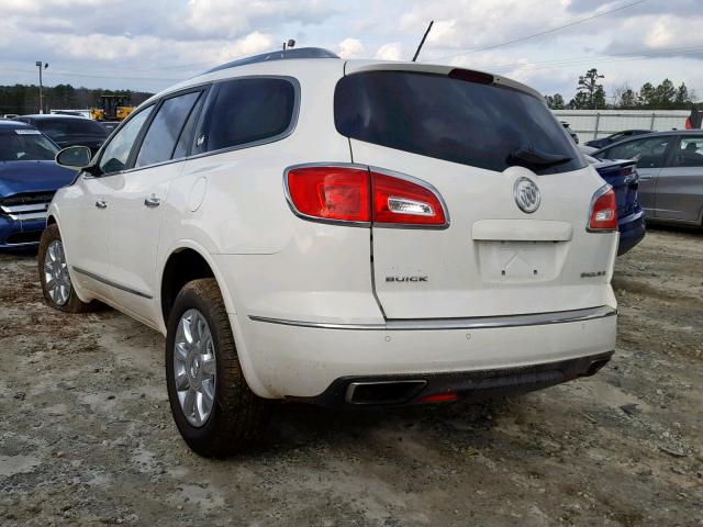 5GAKRBKD4FJ310604 - 2015 BUICK ENCLAVE WHITE photo 3