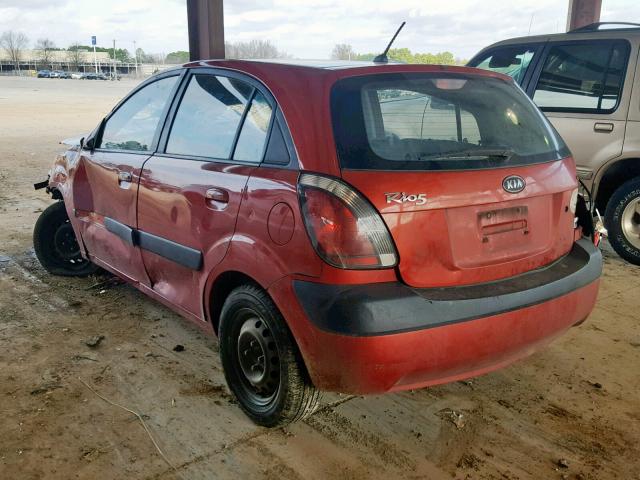 KNADE163886308243 - 2008 KIA RIO 5 SX RED photo 3