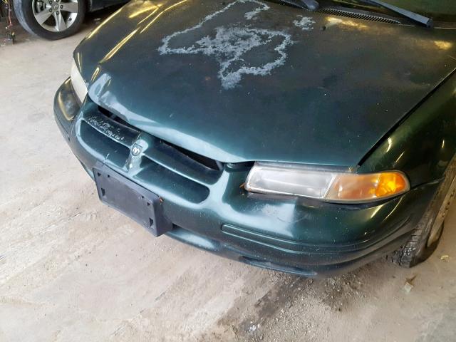 1B3EJ46X8XN683935 - 1999 DODGE STRATUS GREEN photo 9