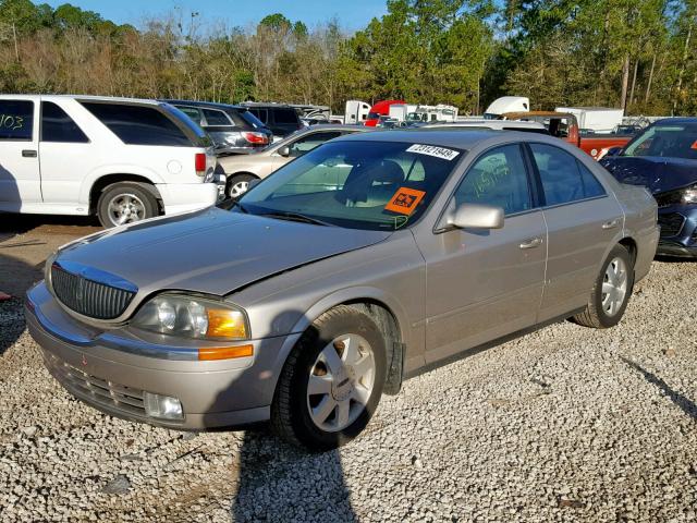 1LNHM87A32Y652566 - 2002 LINCOLN LS BEIGE photo 2