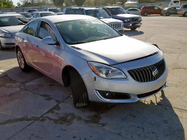 2G4GK5EX3G9206663 - 2016 BUICK REGAL SILVER photo 1