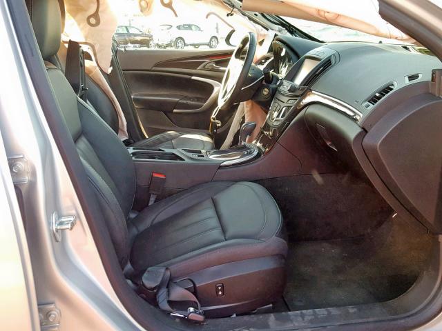 2G4GK5EX3G9206663 - 2016 BUICK REGAL SILVER photo 5