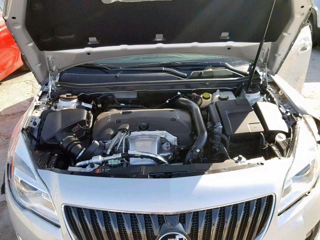 2G4GK5EX3G9206663 - 2016 BUICK REGAL SILVER photo 7