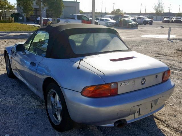 4USCH7322VLB78992 - 1997 BMW Z3 1.9 GRAY photo 3