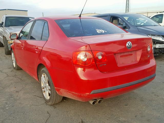 3VWPG71K57M099017 - 2007 VOLKSWAGEN JETTA 2.5 RED photo 3