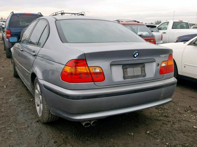 WBAAZ33475KW77808 - 2005 BMW 325 IS SUL CHARCOAL photo 3