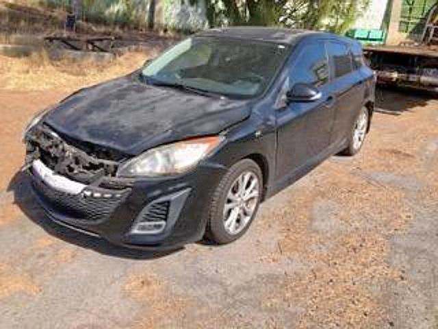 JM1BL1H58A1226532 - 2010 MAZDA 3 S BLACK photo 2