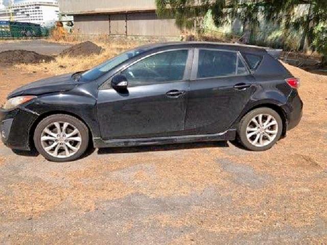 JM1BL1H58A1226532 - 2010 MAZDA 3 S BLACK photo 9