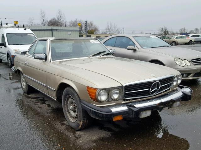 WDBBA45A9CB018227 - 1982 MERCEDES-BENZ 380 SL BEIGE photo 1