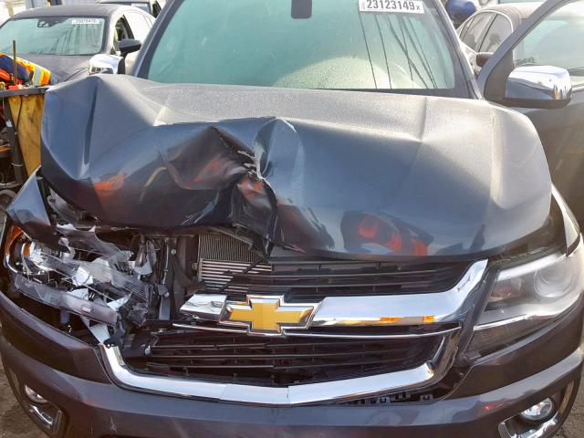1GCGSBE3XF1214603 - 2015 CHEVROLET COLORADO L GRAY photo 7