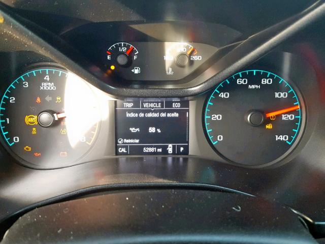 1GCGSBE3XF1214603 - 2015 CHEVROLET COLORADO L GRAY photo 8