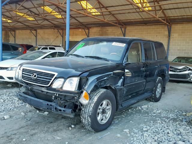 JT6HT00W3Y0092755 - 2000 LEXUS LX 470 BLACK photo 2