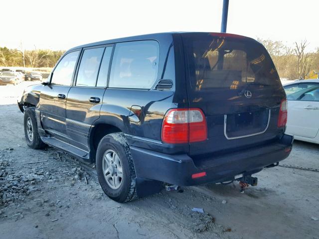 JT6HT00W3Y0092755 - 2000 LEXUS LX 470 BLACK photo 3