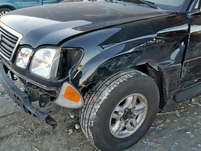 JT6HT00W3Y0092755 - 2000 LEXUS LX 470 BLACK photo 9