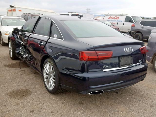 WAUHGAFC7GN001002 - 2016 AUDI A6 PRESTIG BLUE photo 3