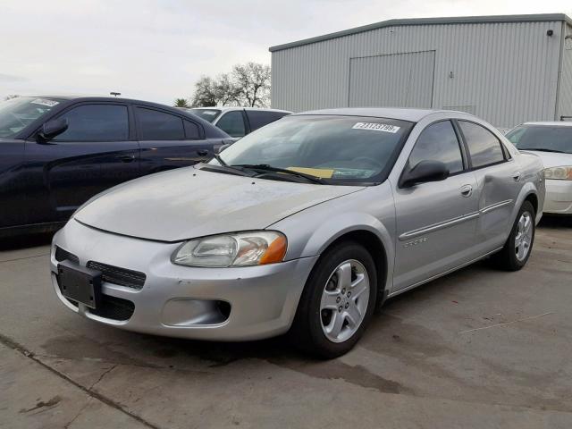 1B3EJ46X61N638435 - 2001 DODGE STRATUS SE Gümüş foto 2