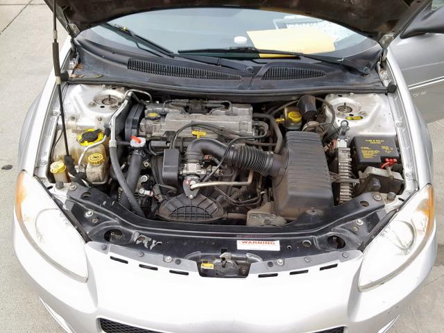 1B3EJ46X61N638435 - 2001 DODGE STRATUS SE Gümüş foto 7