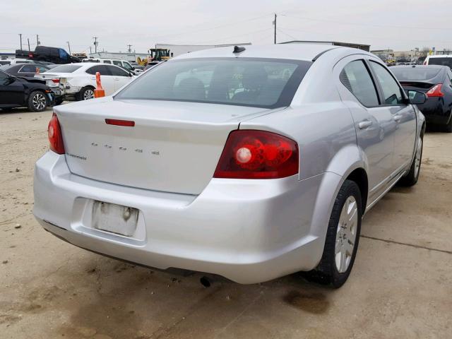 1B3BD4FB2BN590531 - 2011 DODGE AVENGER EX SILVER photo 4