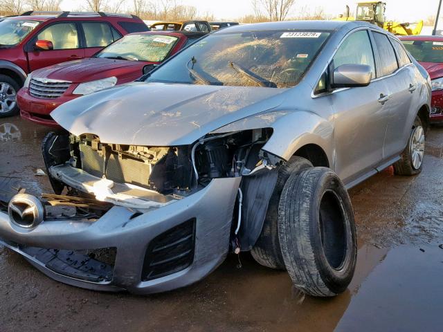 JM3ER2B55B0363324 - 2011 MAZDA CX-7 SILVER photo 2