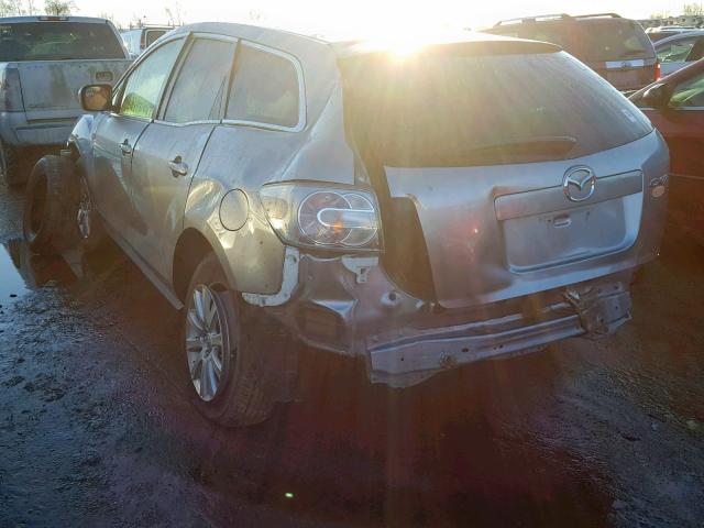 JM3ER2B55B0363324 - 2011 MAZDA CX-7 SILVER photo 3