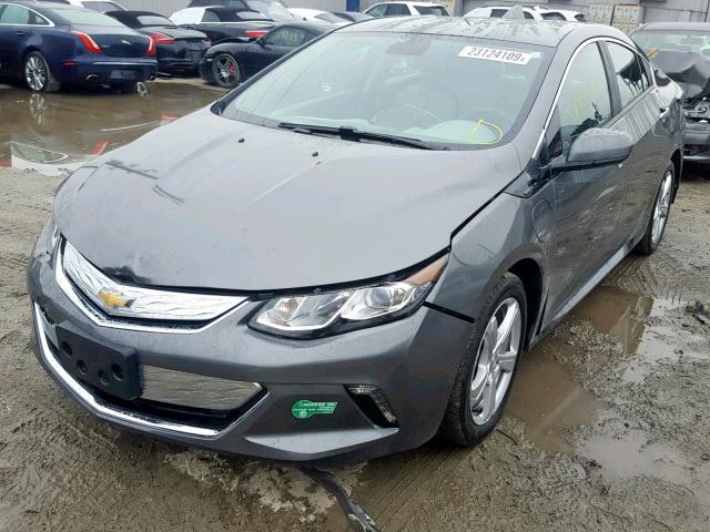 1G1RC6S54HU201696 - 2017 CHEVROLET VOLT LT GRAY photo 2