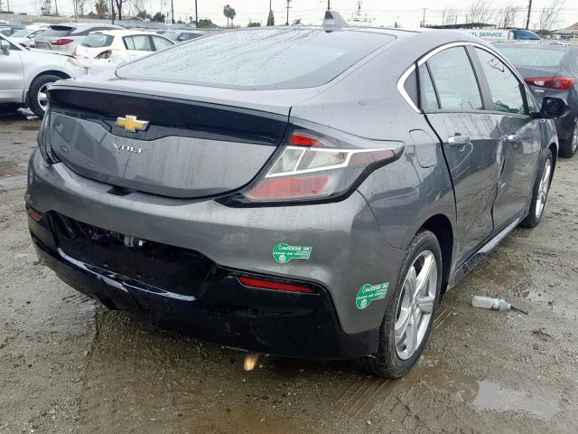 1G1RC6S54HU201696 - 2017 CHEVROLET VOLT LT GRAY photo 4