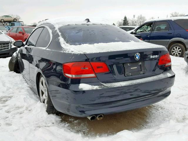 WBAWB33589P136908 - 2009 BMW 328 I BLUE photo 3