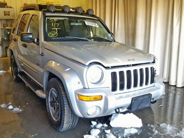 1J4GL38K73W671805 - 2003 JEEP LIBERTY RE SILVER photo 1