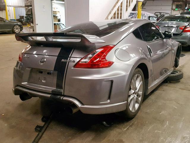 JN1AZ4EH2AM505678 - 2010 NISSAN 370Z GRAY photo 4